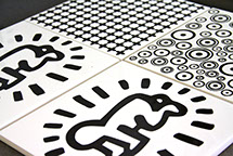 Bauters Tegelbedrijf heeft ondermeer de collectie in huis van Keith Haring